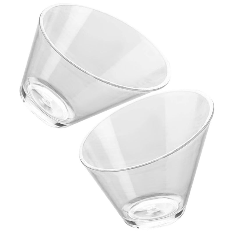 2Pcs 17 1cm Portable Ice Cream Salad Bowls For Outdoor And Home Kitchen Use - Image 2