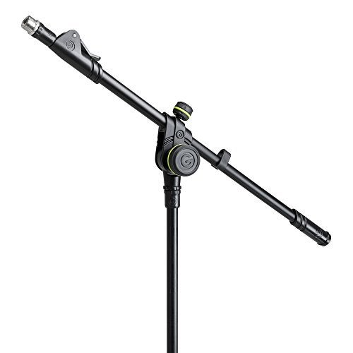 Gravity GMS4322B MS 4322 B Microphone Stand with Folding Tripod Base 2Point Adjustment Telescoping Boom - Image 3