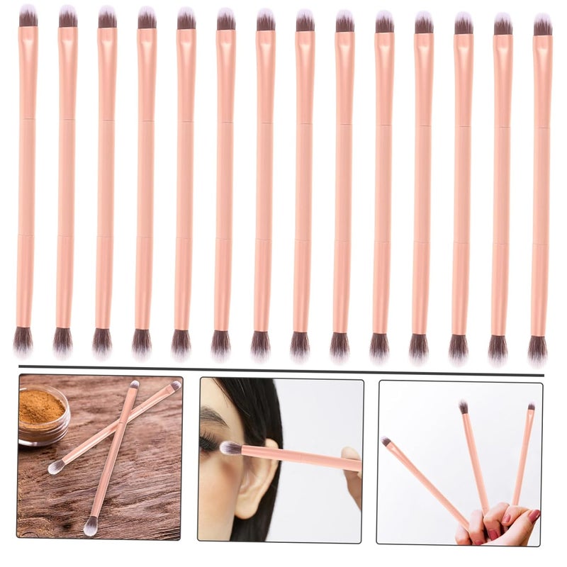 24 Pcs Double Ended Makeup Brush Set For Face Foundation Eyeshadow Blending Cosmetics Beauty Tools - Image 4