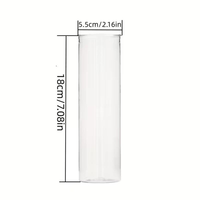 Set Of 14 Plastic Cylindrical Vases Sturdy Desktop Decor Stylish And Adaptable For Party Decorations Home Accents Wedding Flowers And Gifts - Image 3