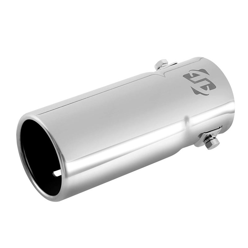 Exhaust tip To Fit 15 to 2 Inch Exhaust tail Pipe Diameter Stainless Steel to give chrome effect Car Muffler tips