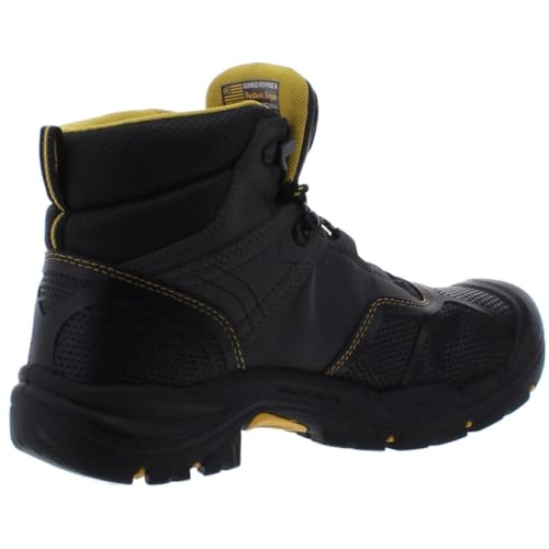 KEEN Utility حذاء عمل مائي للرجال من كين يوتيليتي لوجانديل ميد بقبعة فولاذية، رافين/أسود، 10.5 عريض أمريكي - Image 2