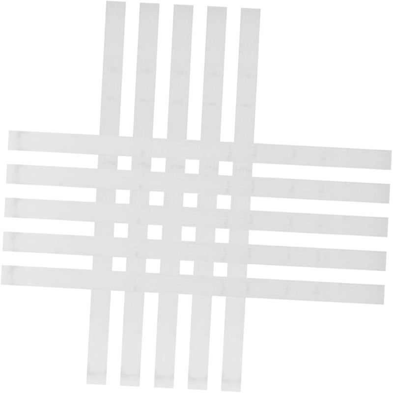 Tehaux White Book Repair Tape Glue Binding Strips 29x2cm 50pcs Bookbinding Supplies - Image 3