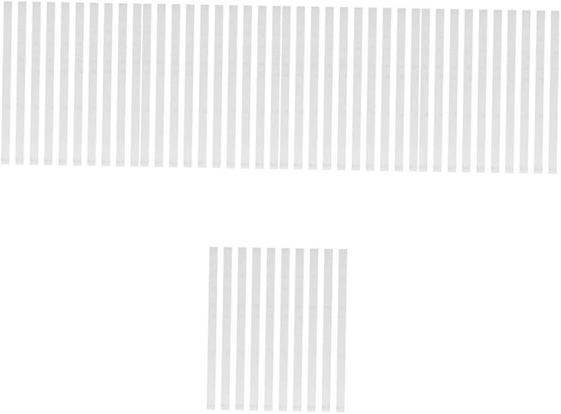 Tehaux White Book Repair Tape Glue Binding Strips 29x2cm 50pcs Bookbinding Supplies - Image 2