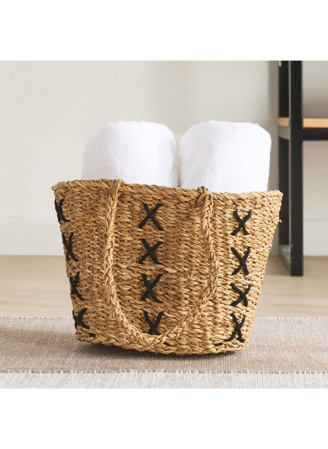 Home Box سلة مطبخ مخروطية مستطيلة من ناتورالوم ٤٥ × ٢٨ × ٢٥ سم  - Image 1