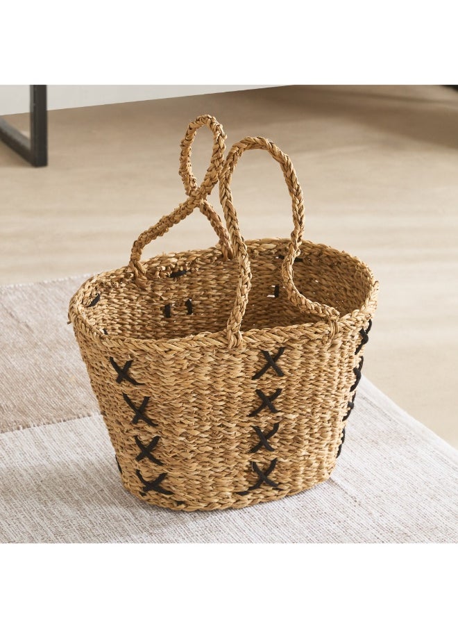 Home Box سلة مطبخ مخروطية مستطيلة من ناتورالوم ٤٥ × ٢٨ × ٢٥ سم  - Image 2