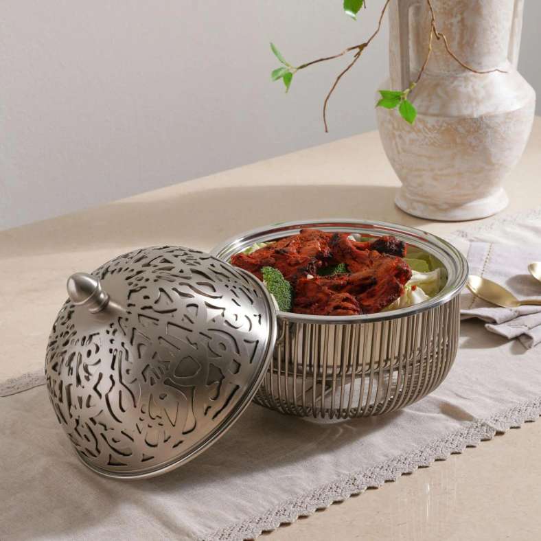 Pan Home Darla Food Warmer Dia24x28cm - Chrome - 172MDS9900019 - Image 1