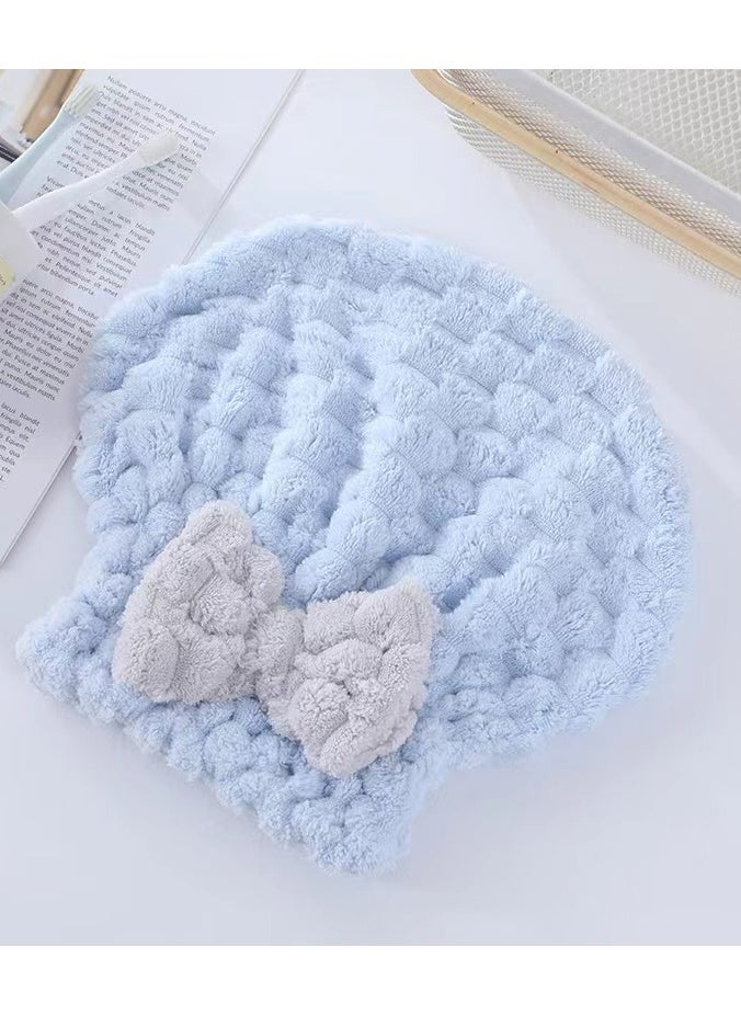 Generic 4-Piece Hair Towel Wrap Hair Drying Cap Absorbent Hair Towel  - Image 5
