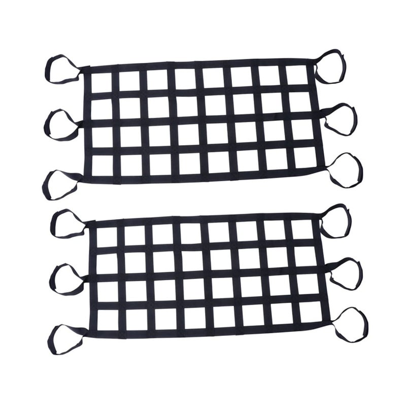 Elastic Roof Cargo Net 8 Grids Black For SUV Truck Car Roof Luggage Organizer - Image 2