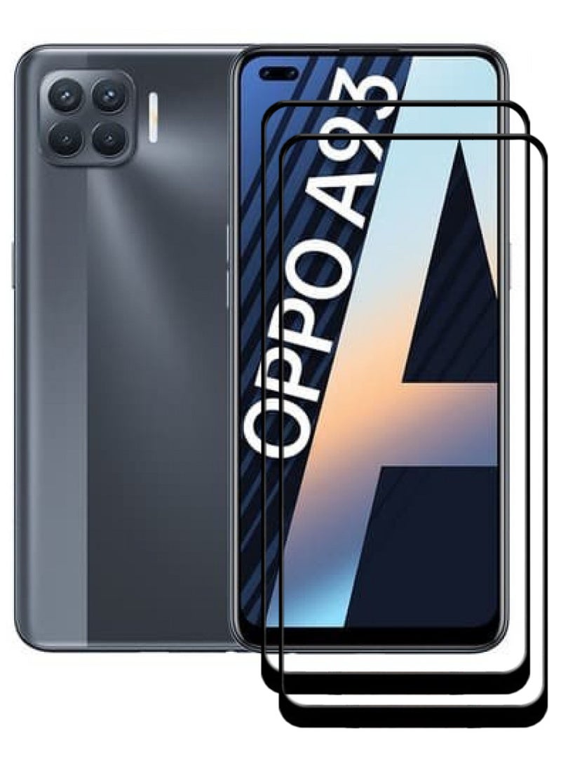 ACLIX 2 Pieces Antistatic ESD Dustproof Premium Quality High Definition Tempered Glass Screen Protector Designed For Oppo A93 - Image 1