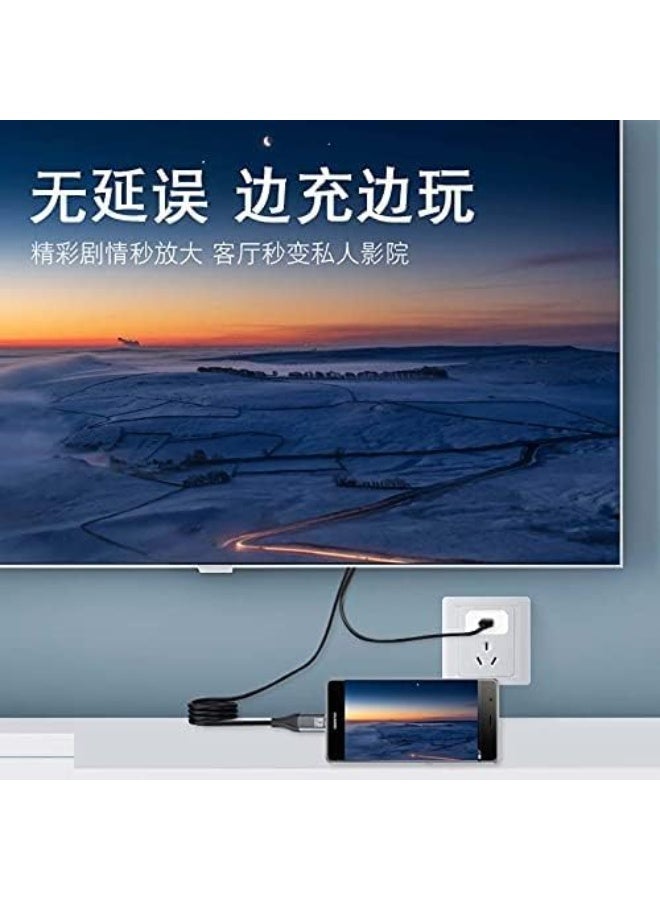 يسيدو محول Yesido USB-C إلى HDMI (موديل HM03) - يدعم دقة 4K عند 60 هرتز - نقل عالي الدقة (Plug and Play) - Image 2