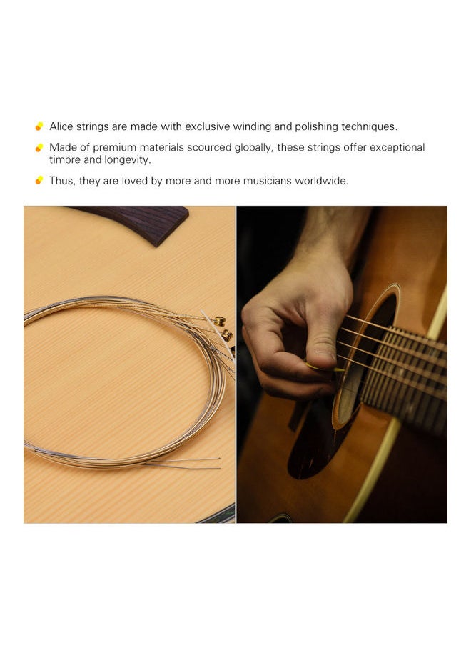 NIBEMINENT - AE537-SL Electric Guitar Strings Hexagonal Core Bronze Iron Alloy Winding Set for 22-24 Frets - Image 1