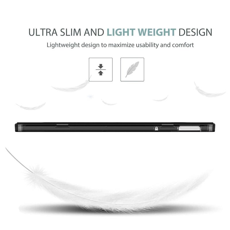 ProElite Case Cover for Redmi Pad SE 11 inch Cover, Smart Flip Case Cover for Redmi Pad SE 11 inch Translucent Back with Stylus Pen [Auto Sleep Wake Feature], Grey - Image 5