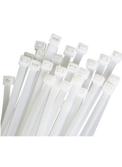 Generic Cable Ties 200mm x 5mm - White Nylon Zip Tie Wrap - Self-Locking for Home, Office, Garden, Garage, and Workshop (Pack of 100)  - Image 4