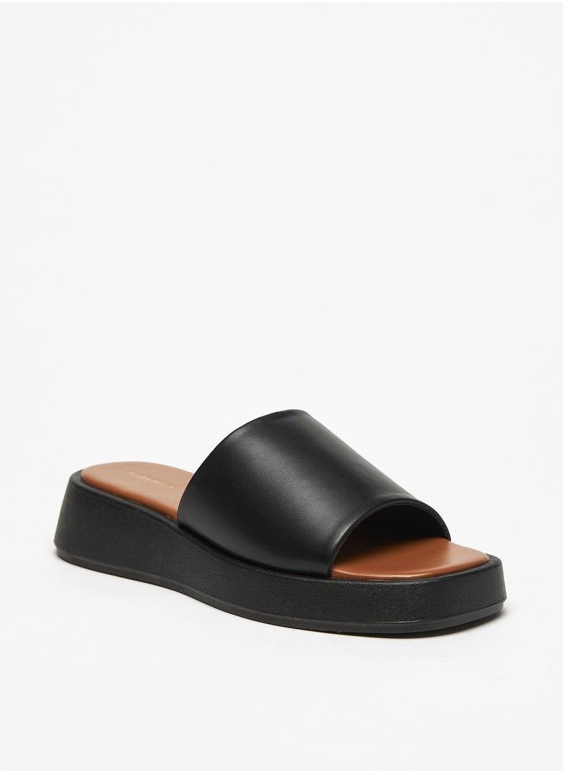 Flora Bella By Shoexpress - Womens Open Toe Slip-On Sandals - Image 1