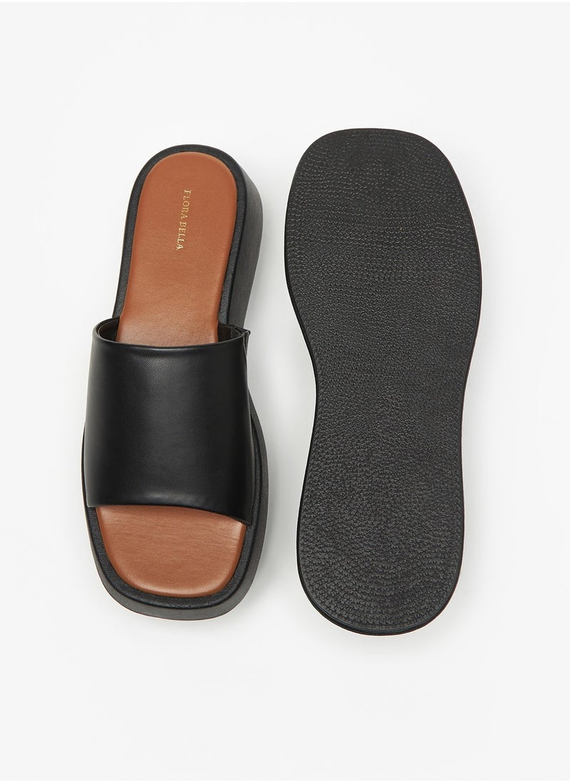 Flora Bella By Shoexpress - Womens Open Toe Slip-On Sandals - Image 1