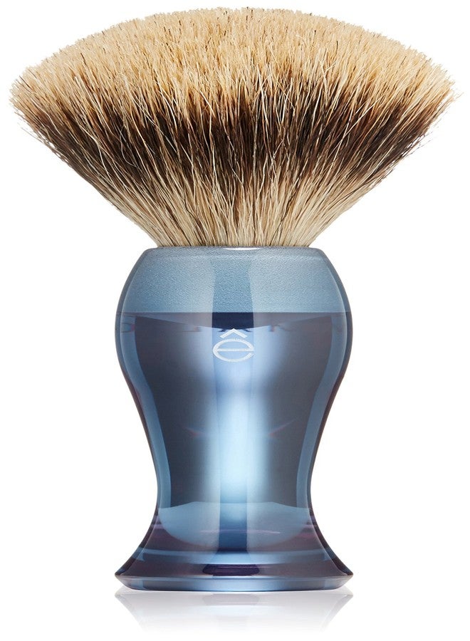 êShave Fine Badger Hair Shaving Brush Blue