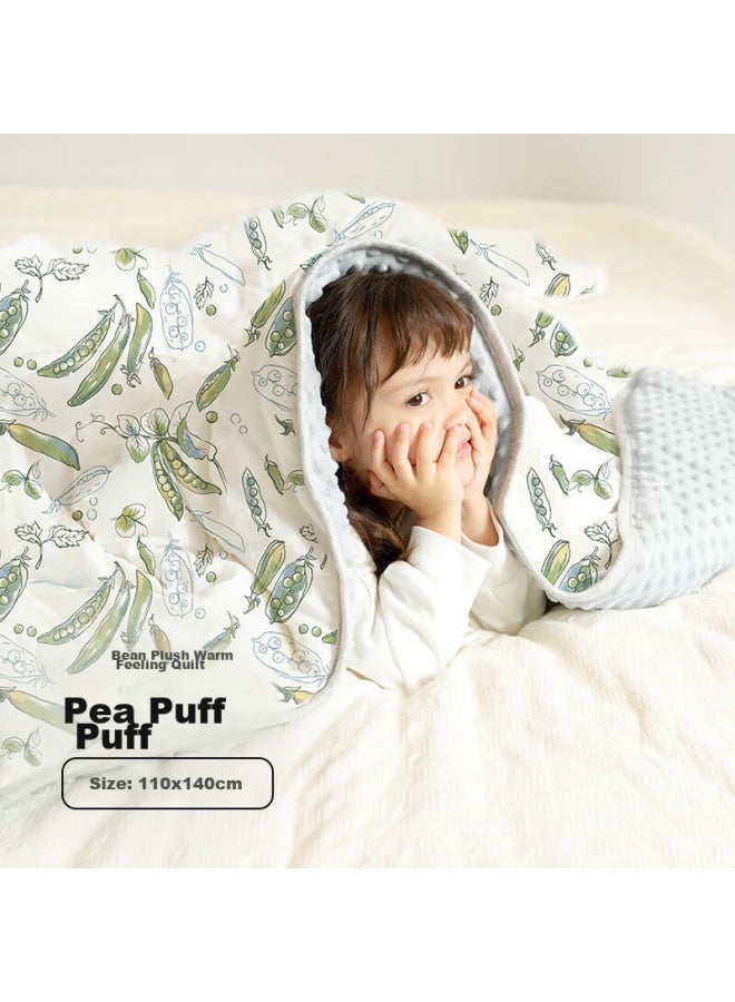 Cutelife Silkworm Pupa Protein Bean Bag Blanket, Children's Quilt, Kindergarten Bedding, Adult Bean Bag Quilt, Pangda Autumn Day Out - Image 5