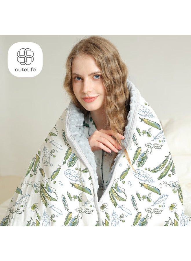Cutelife Silkworm Pupa Protein Bean Bag Blanket, Children's Quilt, Kindergarten Bedding, Adult Bean Bag Quilt, Pangda Autumn Day Out - Image 1