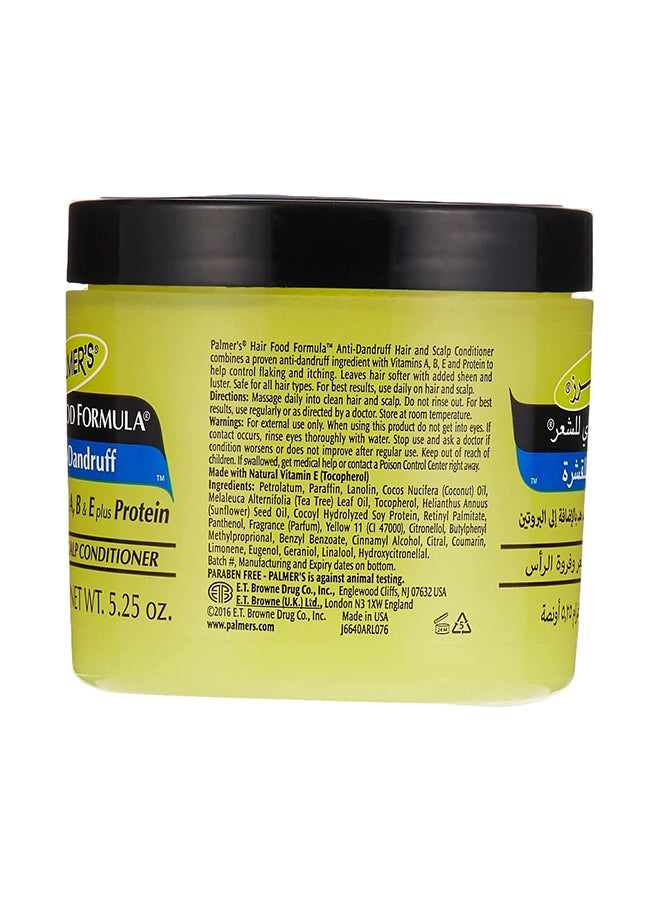 PALMER'S Hair Food Formula Anti-Dandruff-Hair And Scalp Conditioner-Vitamin A,B And E Plus Protein 150g - Image 2