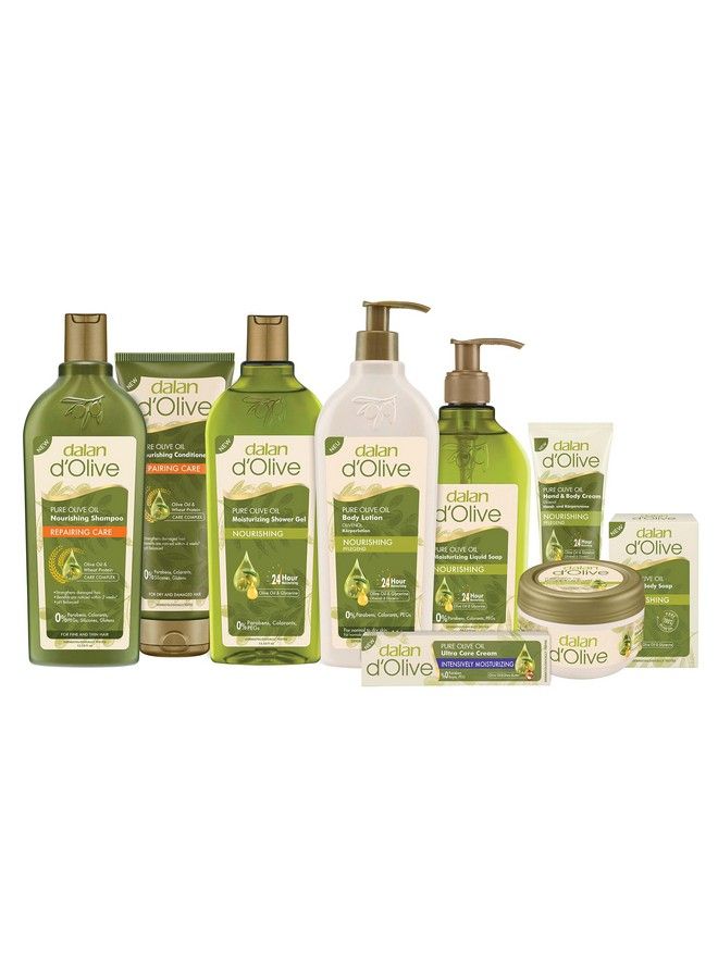 Dalan Dlive Olive Oil Shampoo Repairing Care 13.5 Fl Oz (400 Ml) - Image 4