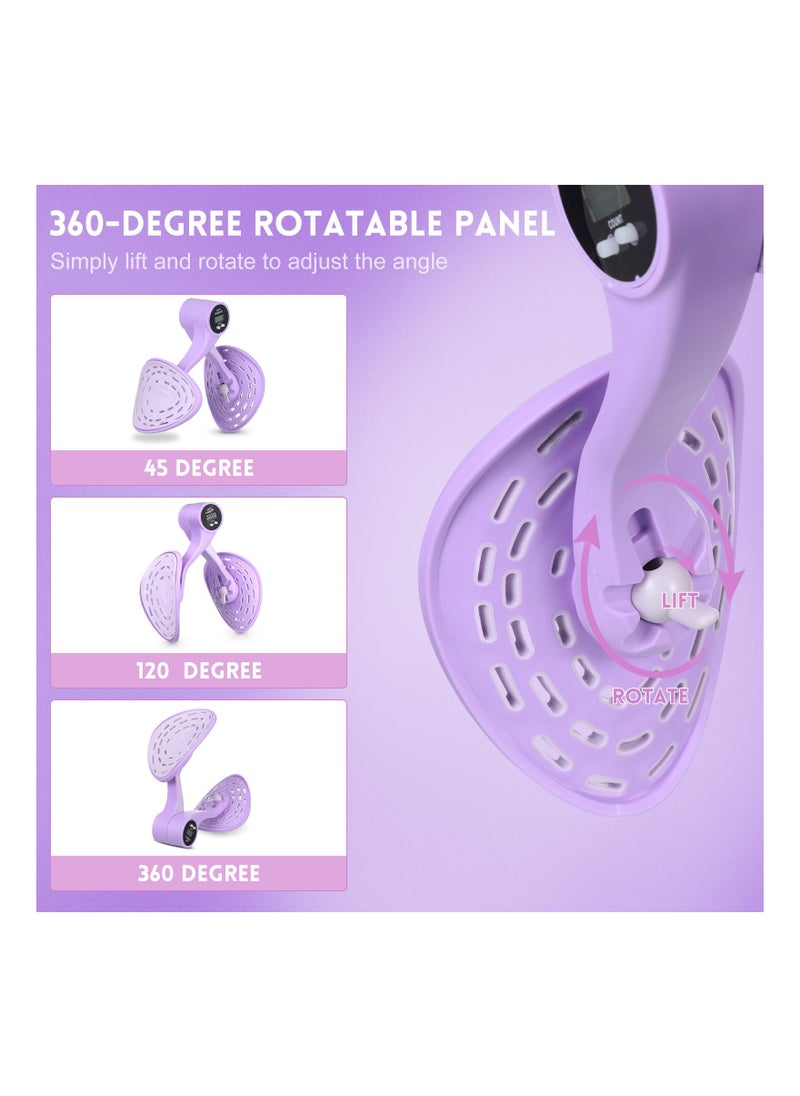 XiuWoo Thigh Hip Trainer Exerciser Pelvic Floor Muscle Trainer Kegel Exercise Products for Women Inner Thigh Toner Trainer with Counter with Resistance Bands  - Image 4