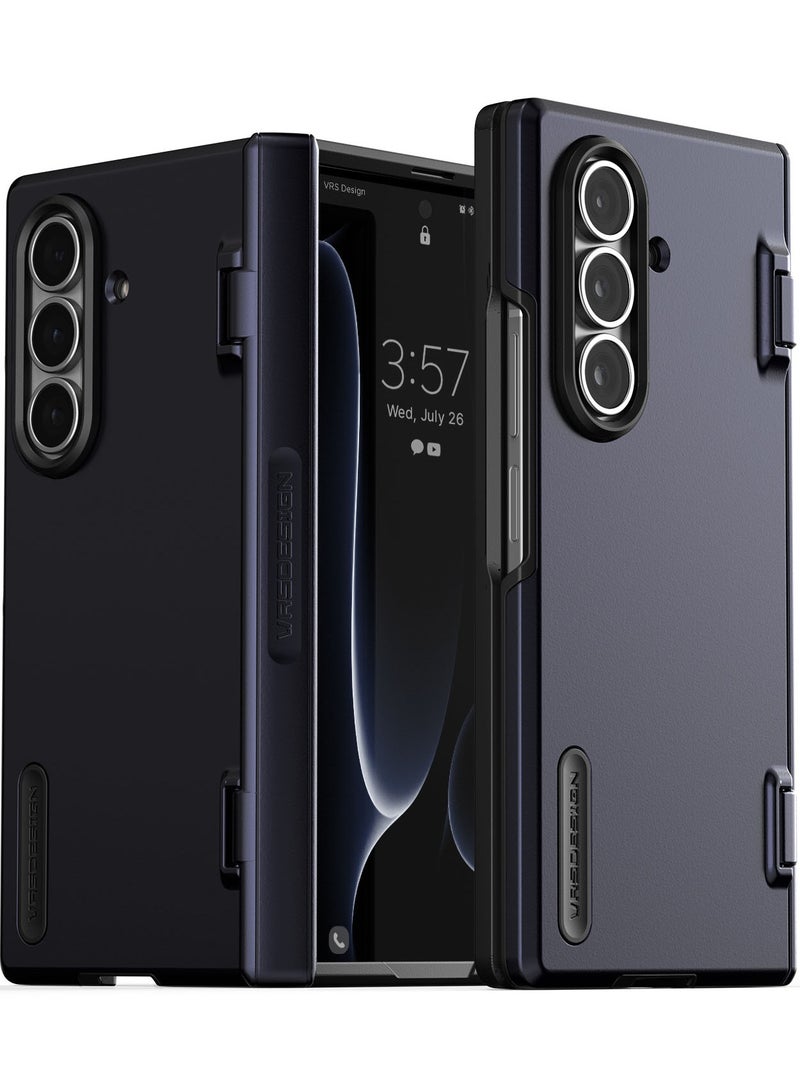 VRS Design Terra Guard Modern Samsung Galaxy Z Fold 7 Case Cover (2025) with Hinge Protection - Navy - Image 1