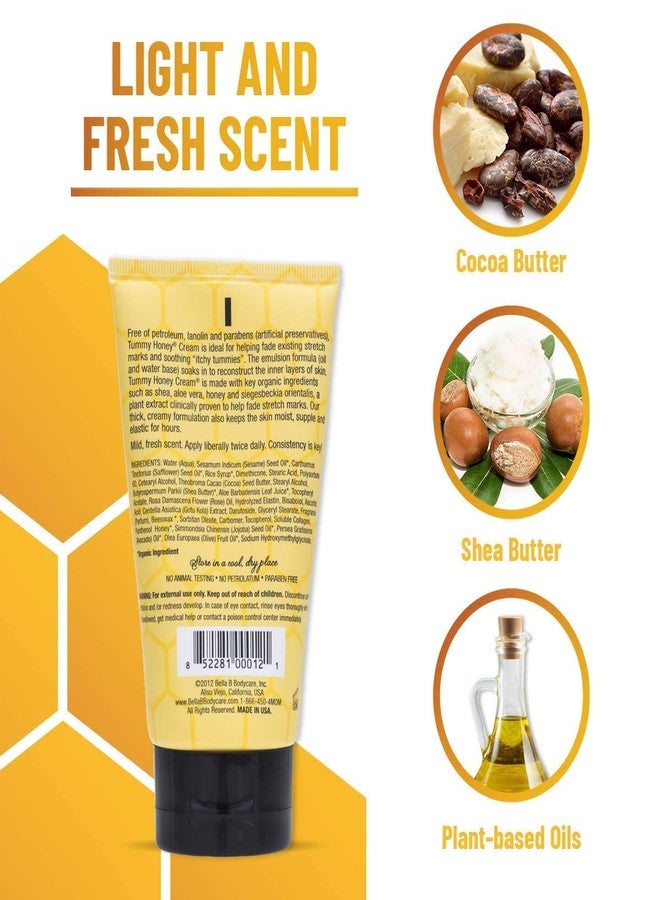 BELLA B NATURALS Tummy Honey Cream 4oz - Bella B Tummy Cream For Fading Stretch Marks - Pregnancy Cream To Prevent Stretch Marks - Stretch Marks Cream For Pregnancy - Pregnancy Stretch Mark Prevention - Image 5