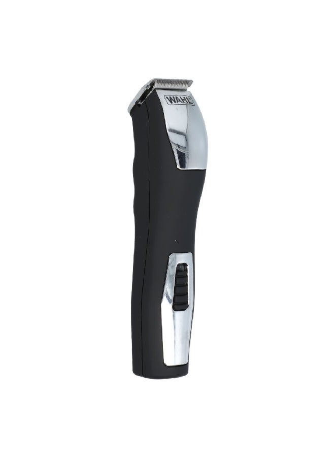 WAHL Rechargeable Groomsman Pro Men Trimmer with 8 Accessories Black and Silver 13.8 x 6.8 x 27 cm 9855-1227 - Image 5