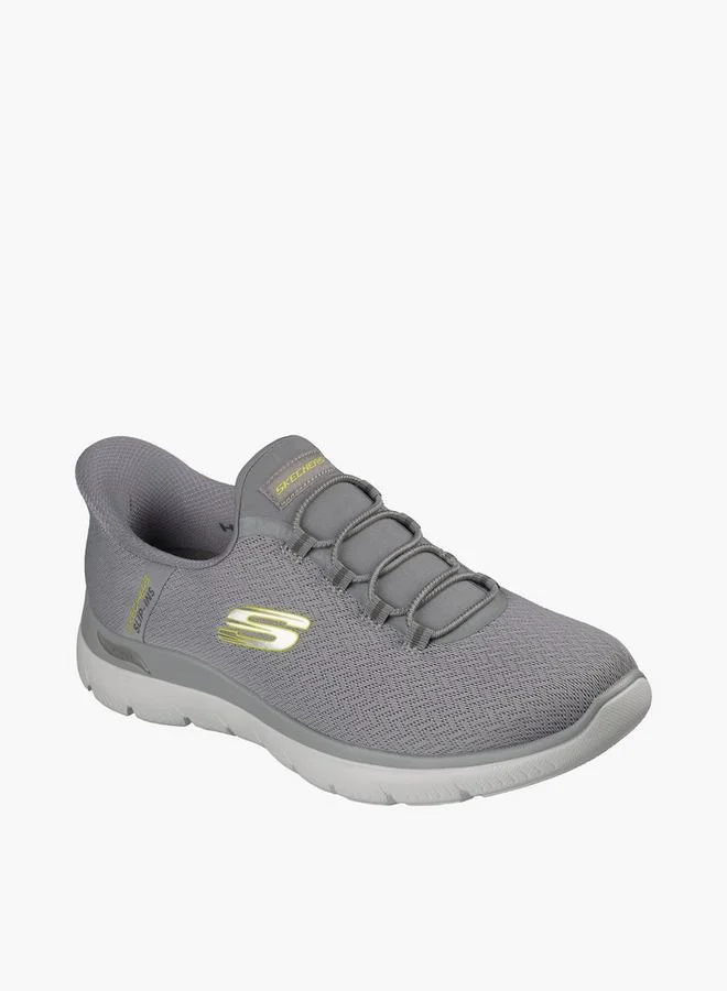 سكيتشرز Men Arch Fit Summits Slip-On Sports Shoes