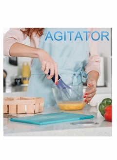 Y&D Automatic Triangle Stirrer Adjustable Electric Hand Whisk Blender 3 Speeds Mixer Portable Kitchen Gadgets Stir Mixing Egg Beater for Frappe Matcha Hot Chocolate (Black)  - Image 3