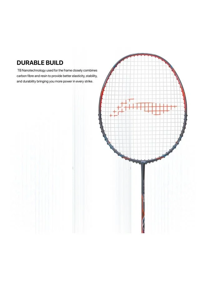 لي-نينج مضرب تنس الريشة لي-نينج ويند لايت   كربون فايبر بدون أوتار مع غطاء كامل مقاس واحد