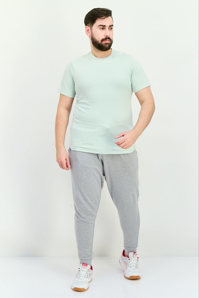 Adidas Men Sportswear Fit Short Sleeve Training T-Shirt, Mint Green - Image 3