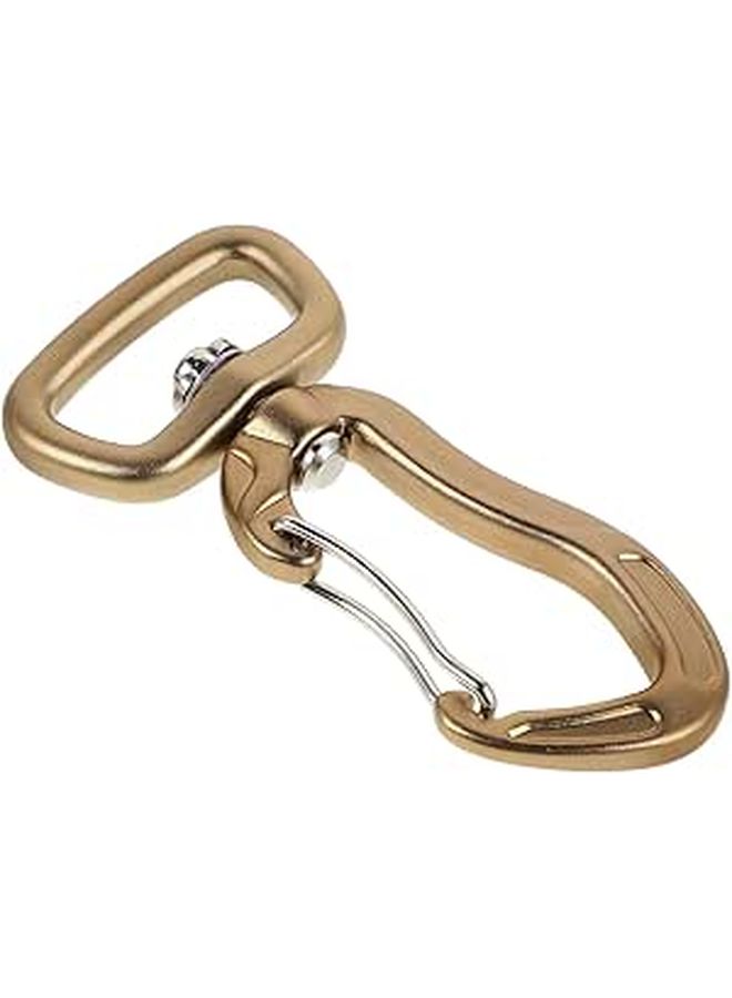 7075 Aluminum 360 Swivel Locking Carabiner Clip for Camping Hiking Dog Leash Connector - Image 1
