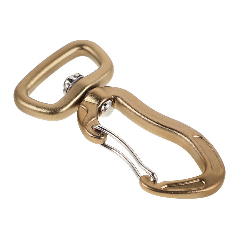 7075 Aluminum 360 Swivel Locking Carabiner Clip for Camping Hiking Dog Leash Connector - Image 2