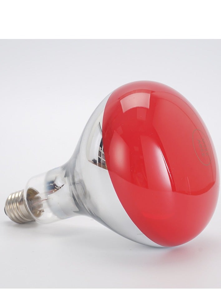 Infrared Heat Lamp Bulb for Therapy Heat Massage Device Health Care Pain Relief Therapeutic Beauty Salon Physiotherapy Lamp Portable Durable 275W E27 220V (Red) - Image 1