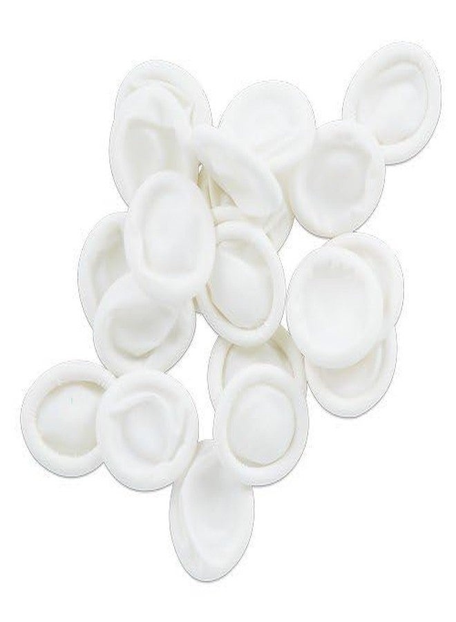 Surgix Anti-Static ESD Latex Finger Cots, Reusable Rubber Fingertips Protective Finger Gloves (White, 100 pcs) - Image 1