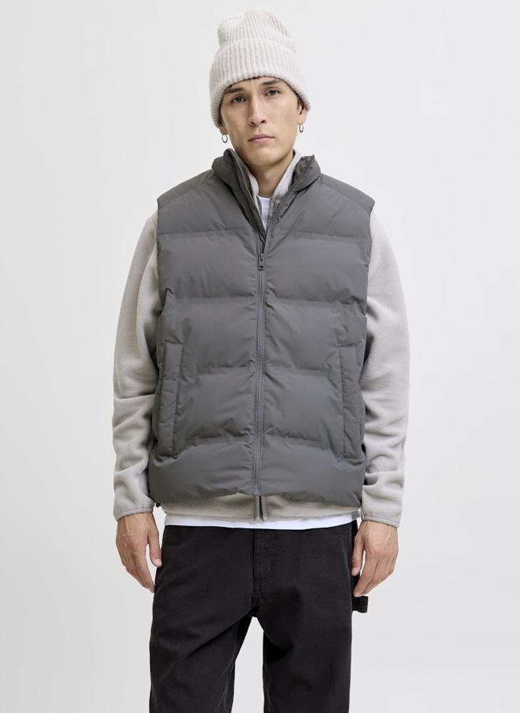 JACK & JONES Essential Sleeveless Puffer Jacket - Image 1