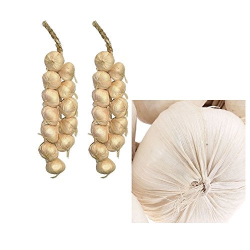 SpzcdZa SpeedDa 2 Pack Kitchen Garden Indoor Decor Artificial Garlic Strings for Home Office Decor - Image 4