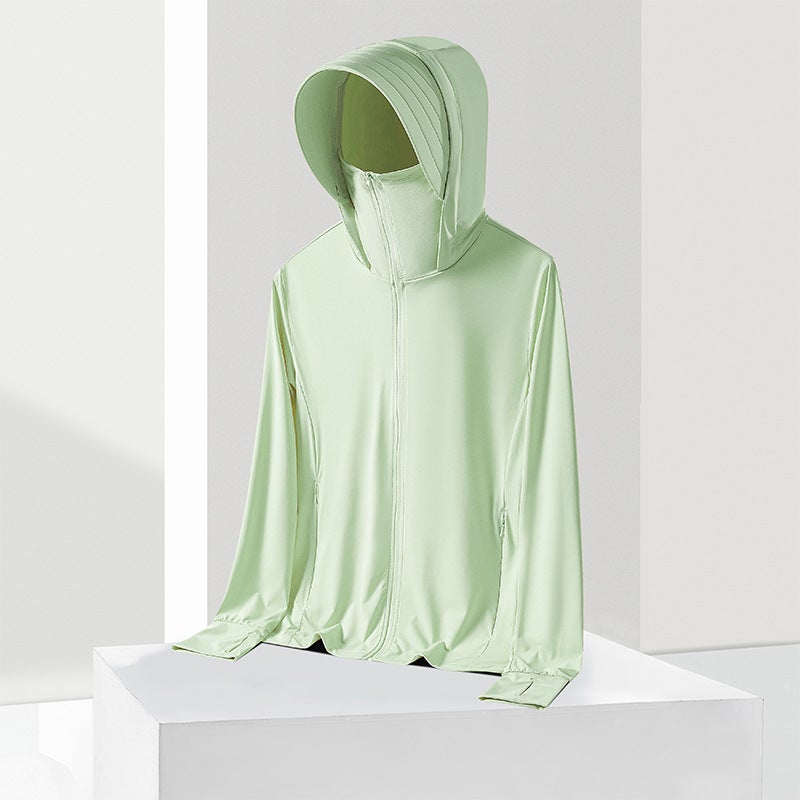 Gong Ban UPF50+ Ice Silk Sun Protection Jacket - Lightweight Outdoor UV Protective Hoodie for Men &  Women - Image 4