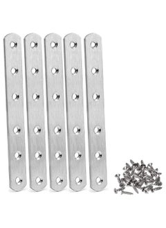 Flat Straight Brace Brackets with Screws, 5pcs Stainless Steel Mending Repair Plate for Shelf Supports Fixing Wood Furniture Chair Table Cabinet Bed (170x19mm) - pzsku/ZB4F9520D01E51796C641Z/45/_/1727702584/b71e6250-bad5-40d3-9e8e-c54d923b16b6