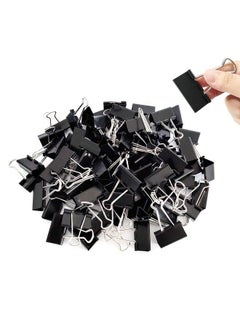 DSTELIN Large Binder Clips 1.6Inch Width (80 Pack) Big Paper Clamps Clips For Office Supplies 0.7Inch Capacity Black  - Image 3