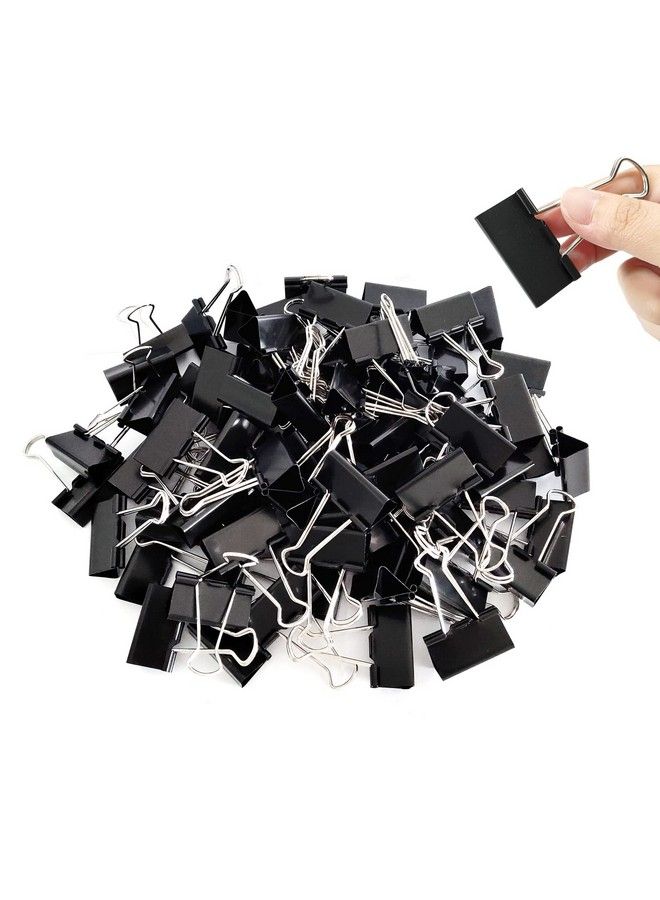DSTELIN Large Binder Clips 1.6Inch Width (80 Pack) Big Paper Clamps Clips For Office Supplies 0.7Inch Capacity Black  - Image 3
