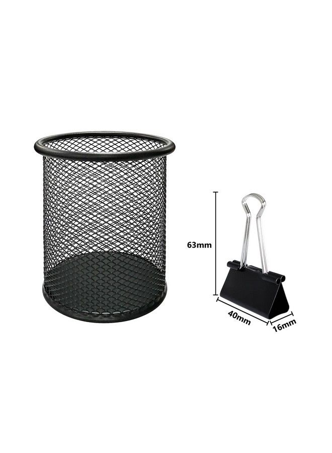 DSTELIN Large Binder Clips 1.6Inch Width (80 Pack) Big Paper Clamps Clips For Office Supplies 0.7Inch Capacity Black  - Image 4