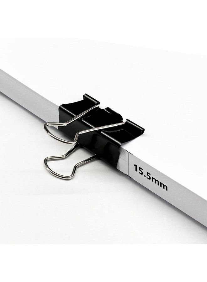 DSTELIN Large Binder Clips 1.6Inch Width (80 Pack) Big Paper Clamps Clips For Office Supplies 0.7Inch Capacity Black  - Image 5