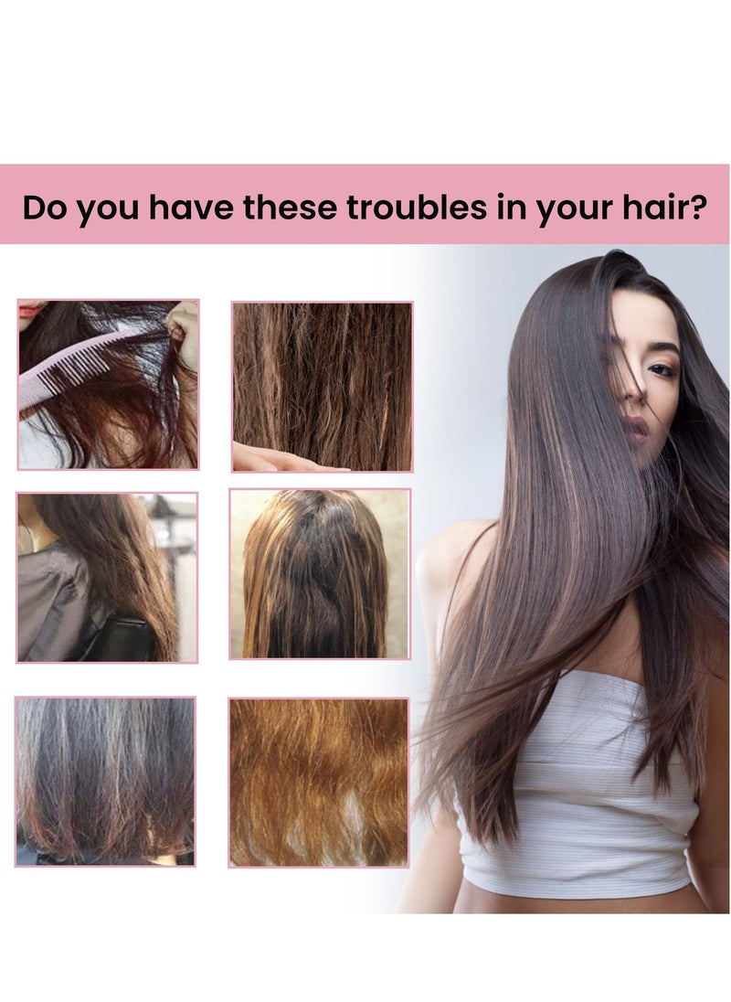 EELHOE 3-Second Hair Straightening Cream, Instant Straight Hair Cream, Keratin Straight Hair Cream, Hair Straightening Treatment for Curly Hair, for All Hair Type 150ml - Image 5