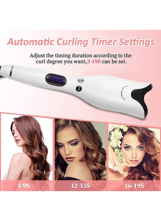 Yolu - Professional Hair Curling Iron, Auto Rotating Hair Curler Styling Tool With Temperature Display and Timer - Image 1