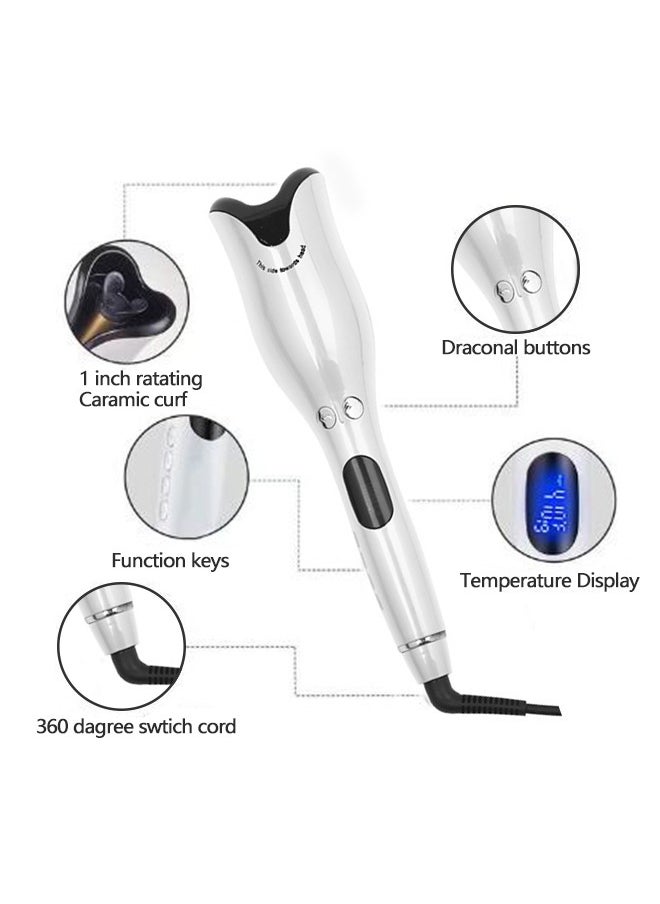 Yolu - Professional Hair Curling Iron, Auto Rotating Hair Curler Styling Tool With Temperature Display and Timer - Image 1