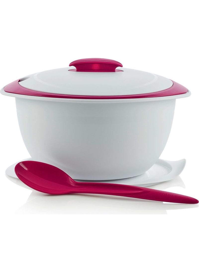 Tupperware Stylish Serving Plate 3.5l Cherry  - Image 2