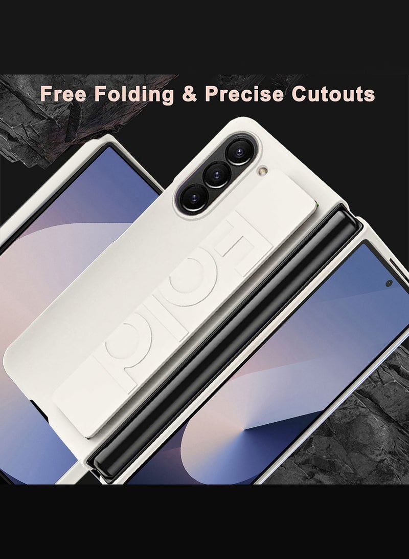 CATANES ( for Samsung Galaxy Z Fold 6 2024 ) Case, Slim and Lightweight Design, Wrist Strap Handheld Folding Mobile Phone Protective Case - Image 3